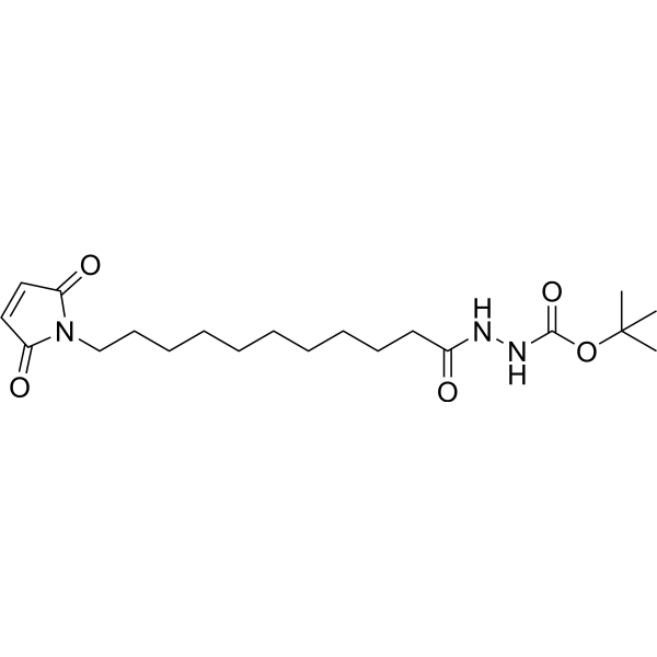 11-Maleimidoundecane-1-carbonyl-1-(t-butyl)carbazate 1076198-39-4